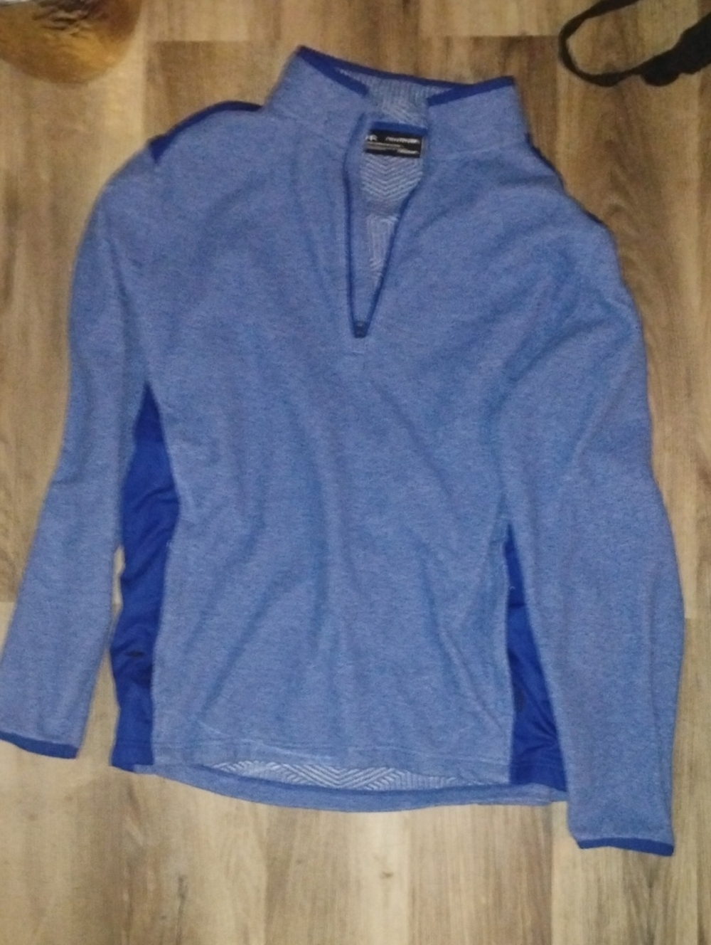 Under Armour Blue Heather Quarter-Zip Pullover